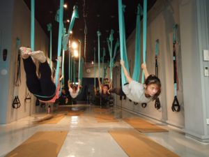 aerial fitness studio yoga poses